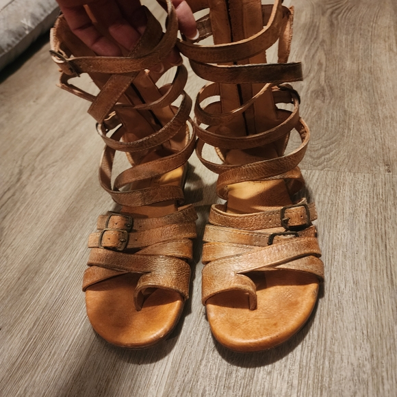 Shoes - Chic Tan Gladiator Sandals for Women